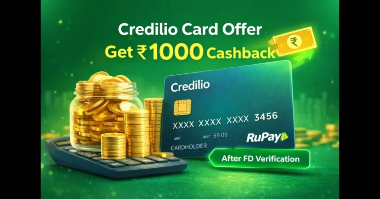 credilio card offer rupay card cashback