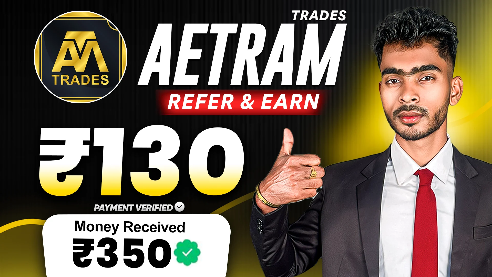 PickMyWork Refer & Earn Offer 2026 showing flat ₹130 cashback for ATM Demat account opening.
